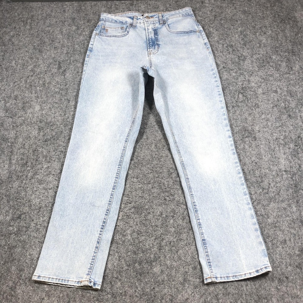 Frye Jeans Womens 6 Light Wash‎ Blue High Rise Straight Stretch Denim 5 Pocket